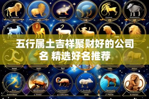 五行属土吉祥聚财好的公司名 精选好名推荐
