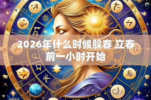 2026年什么时候躲春 立春前一小时开始