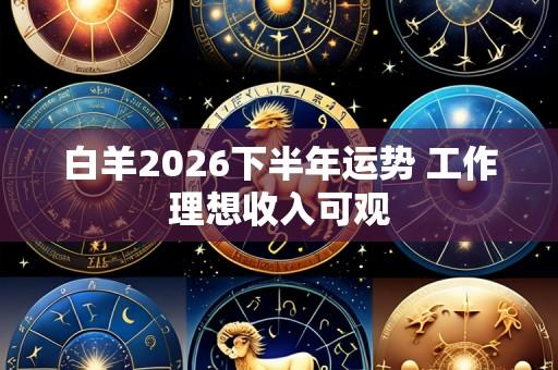 白羊2026下半年运势 工作理想收入可观
