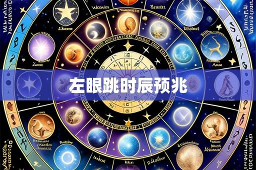 左眼跳时辰预兆