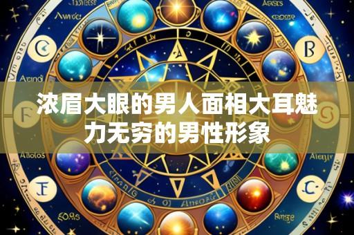 浓眉大眼的男人面相大耳魅力无穷的男性形象
