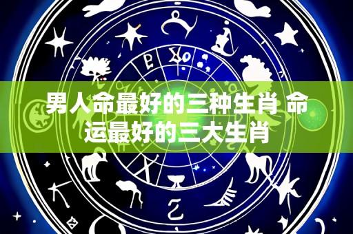 男人命最好的三种生肖 命运最好的三大生肖