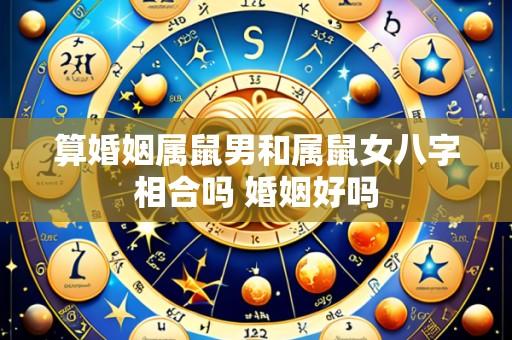 算婚姻属鼠男和属鼠女八字相合吗 婚姻好吗
