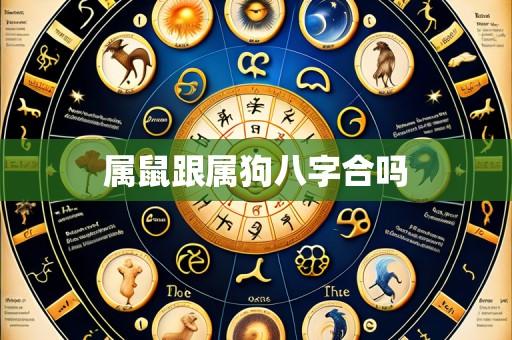 属鼠跟属狗八字合吗
