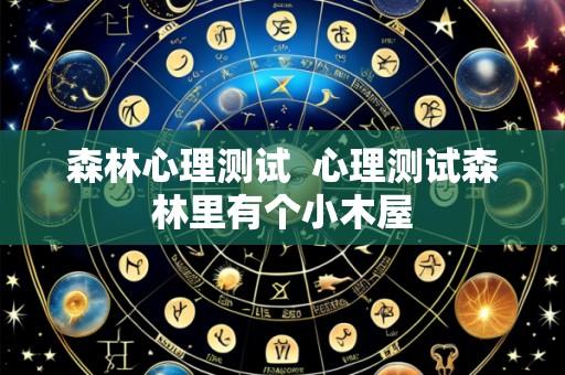 森林心理测试 心理测试森林里有个小木屋