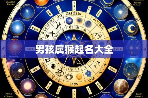 男孩属猴起名大全