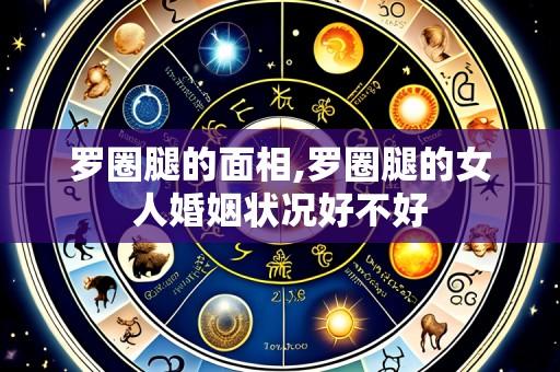 罗圈腿的面相,罗圈腿的女人婚姻状况好不好