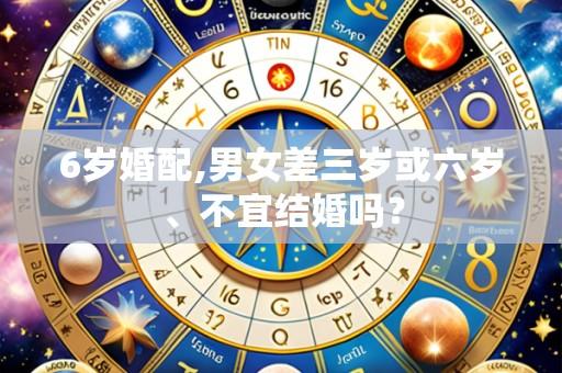 6岁婚配,男女差三岁或六岁、不宜结婚吗?
