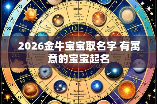 2026金牛宝宝取名字 有寓意的宝宝起名