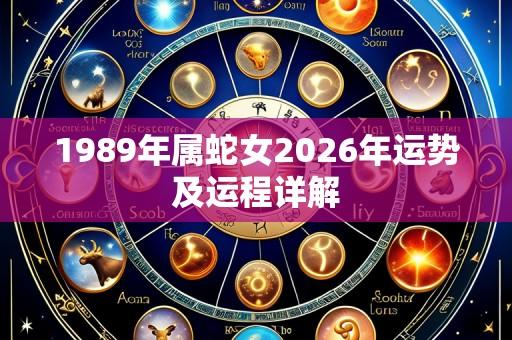 1989年属蛇女2026年运势及运程详解