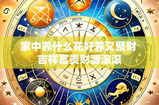 家中养什么花好养又聚财 吉祥富贵财源滚滚