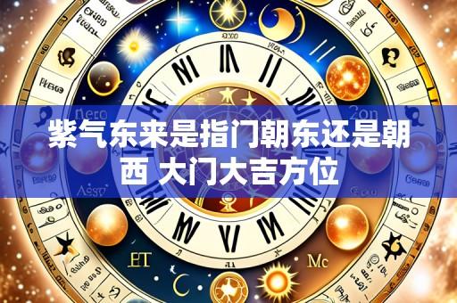 紫气东来是指门朝东还是朝西 大门大吉方位