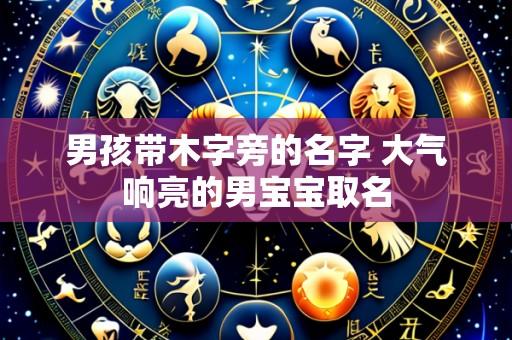 男孩带木字旁的名字 大气响亮的男宝宝取名