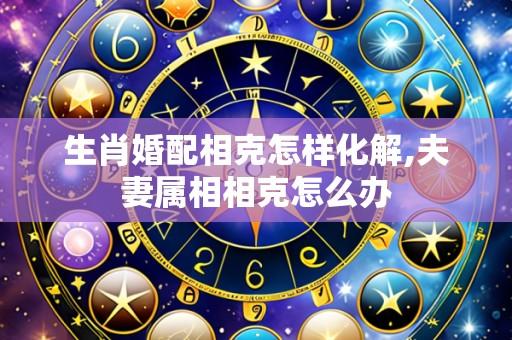 生肖婚配相克怎样化解,夫妻属相相克怎么办