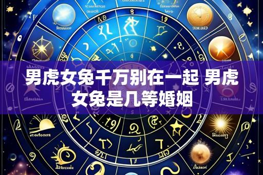 男虎女兔千万别在一起 男虎女兔是几等婚姻
