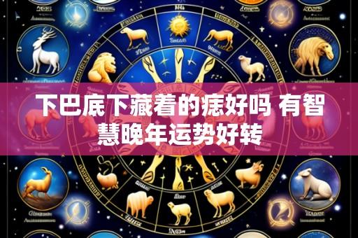 下巴底下藏着的痣好吗 有智慧晚年运势好转