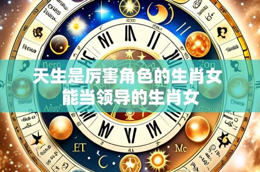 天生是厉害角色的生肖女 能当领导的生肖女