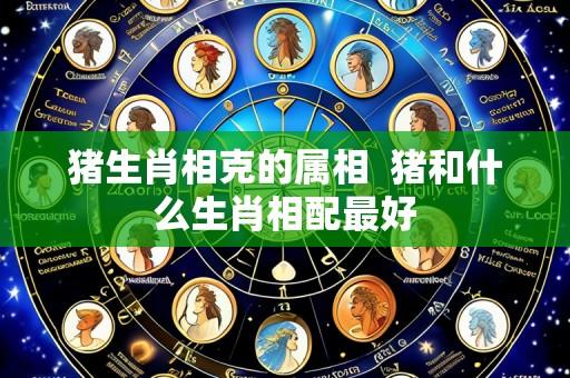 猪生肖相克的属相 猪和什么生肖相配最好