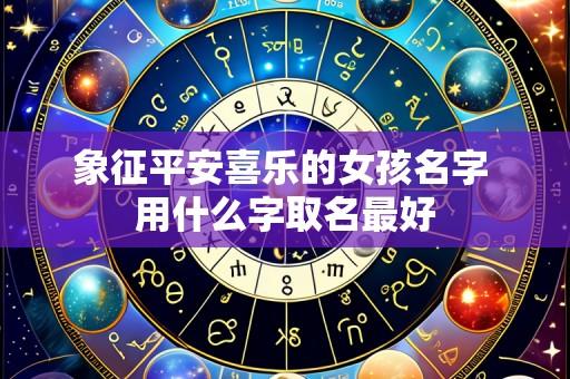 象征平安喜乐的女孩名字 用什么字取名最好