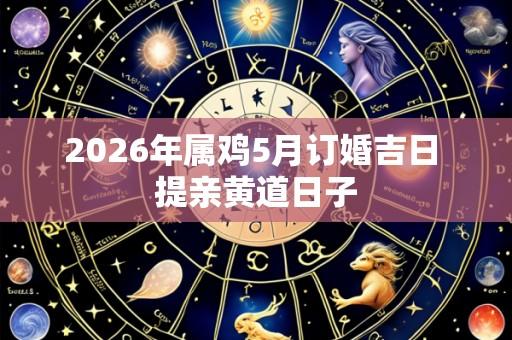 2026年属鸡5月订婚吉日 提亲黄道日子