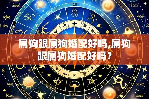 属狗跟属狗婚配好吗,属狗跟属狗婚配好吗？