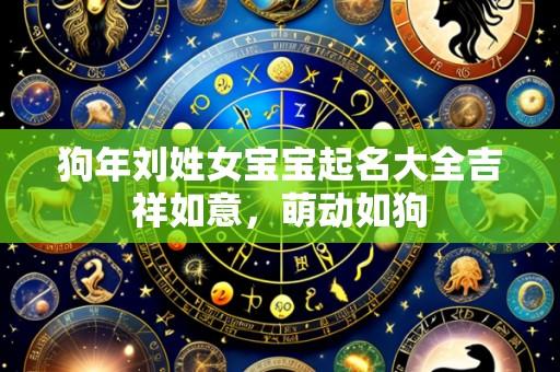 狗年刘姓女宝宝起名大全吉祥如意,萌动如狗