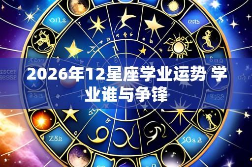 2026年12星座学业运势 学业谁与争锋
