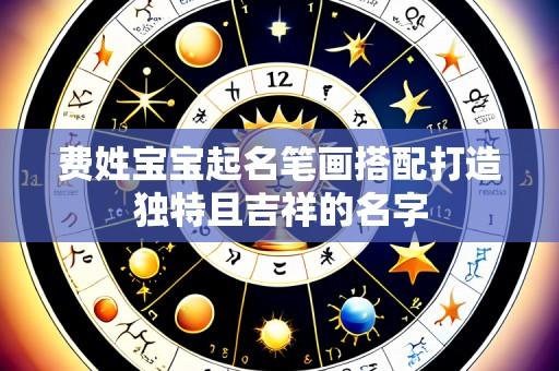 费姓宝宝起名笔画搭配打造独特且吉祥的名字
