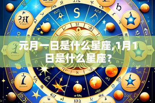 元月一日是什么星座,1月1日是什么星座?