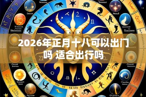 2026年正月十八可以出门吗 适合出行吗