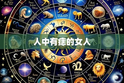 人中有痣的女人