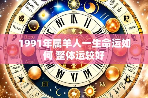 1991年属羊人一生命运如何 整体运较好