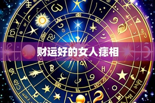 财运好的女人痣相