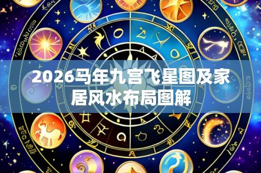 2026马年九宫飞星图及家居风水布局图解
