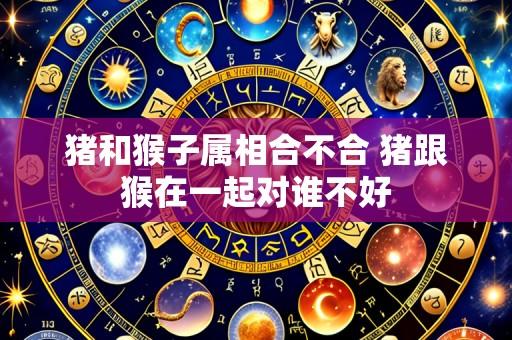 猪和猴子属相合不合 猪跟猴在一起对谁不好