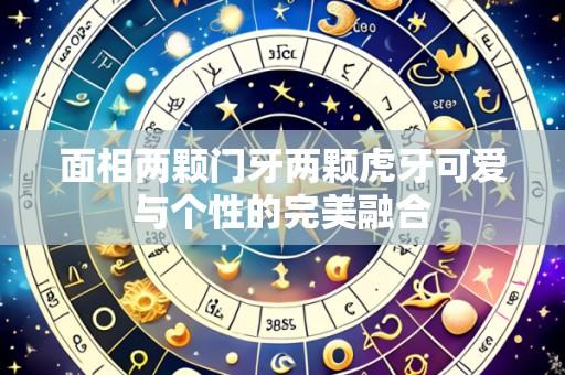 面相两颗门牙两颗虎牙可爱与个性的完美融合