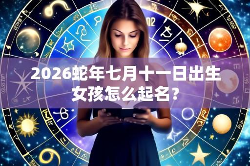 2026蛇年七月十一日出生女孩怎么起名？