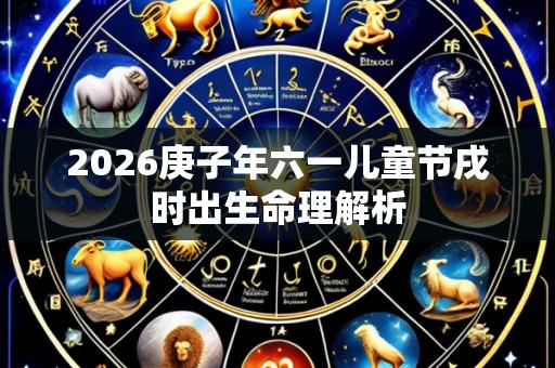 2026庚子年六一儿童节戌时出生命理解析