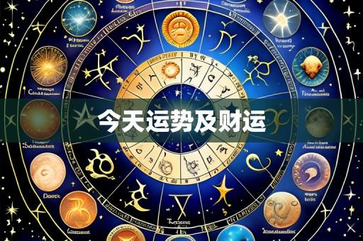 今天运势及财运