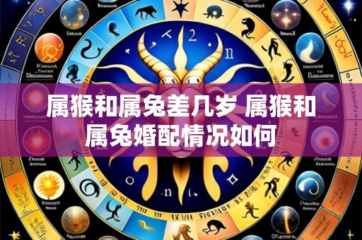属猴和属兔差几岁 属猴和属兔婚配情况如何
