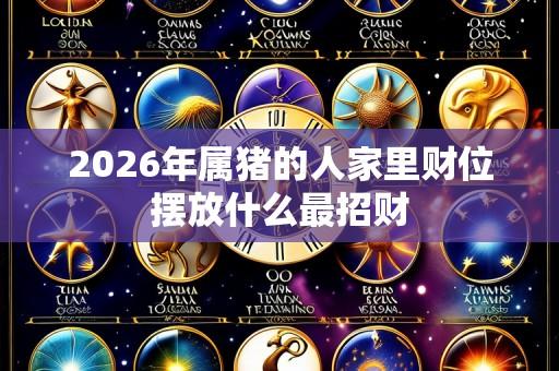 2026年属猪的人家里财位摆放什么最招财