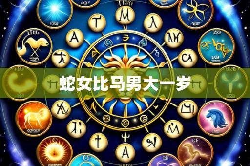 蛇女比马男大一岁