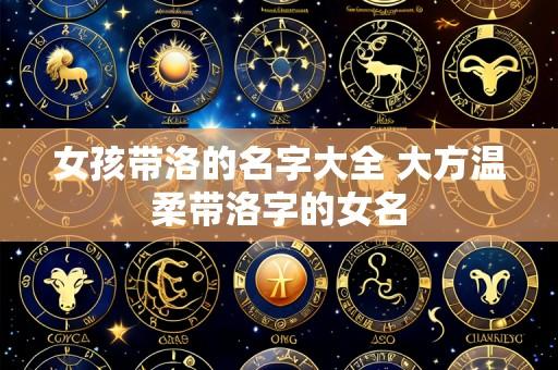 女孩带洛的名字大全 大方温柔带洛字的女名