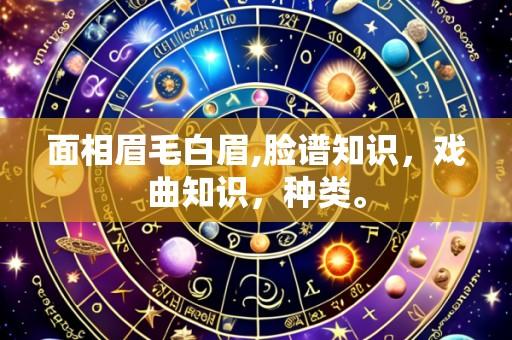 面相眉毛白眉,脸谱知识，戏曲知识，种类。