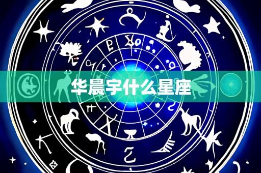 华晨宇什么星座