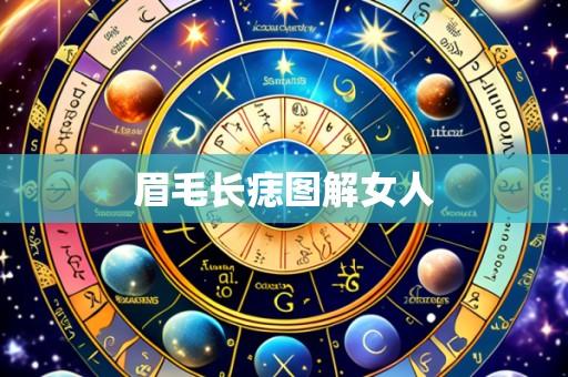 眉毛长痣图解女人