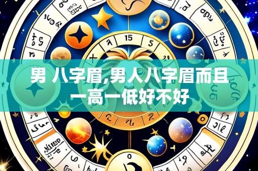 男 八字眉,男人八字眉而且一高一低好不好