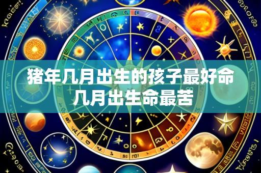 猪年几月出生的孩子最好命 几月出生命最苦