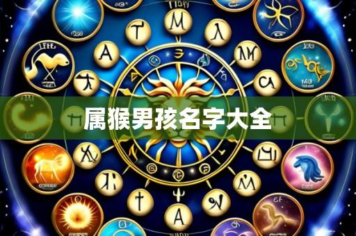 属猴男孩名字大全