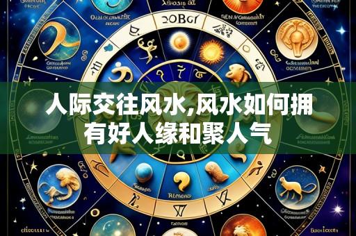 人际交往风水,风水如何拥有好人缘和聚人气